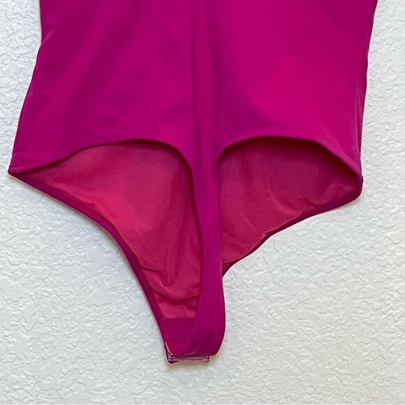 Intimately Free People Keep It Sleek Duo Bodysuit in Fuchsia size Medium - Picture 7 of 12